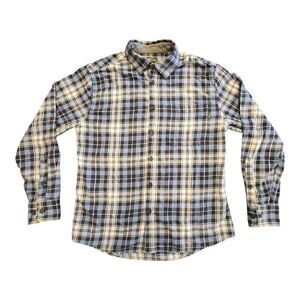 NWOT Eddie‎ Bauer Men Multicolor Button Down Plaid Shirt Size Medium Outdoors